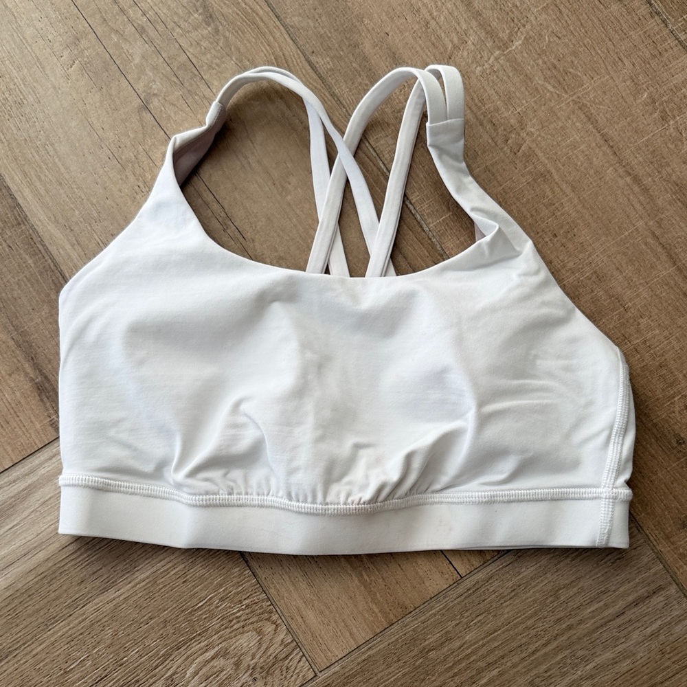 Lululemon Athletica White Sports Bra